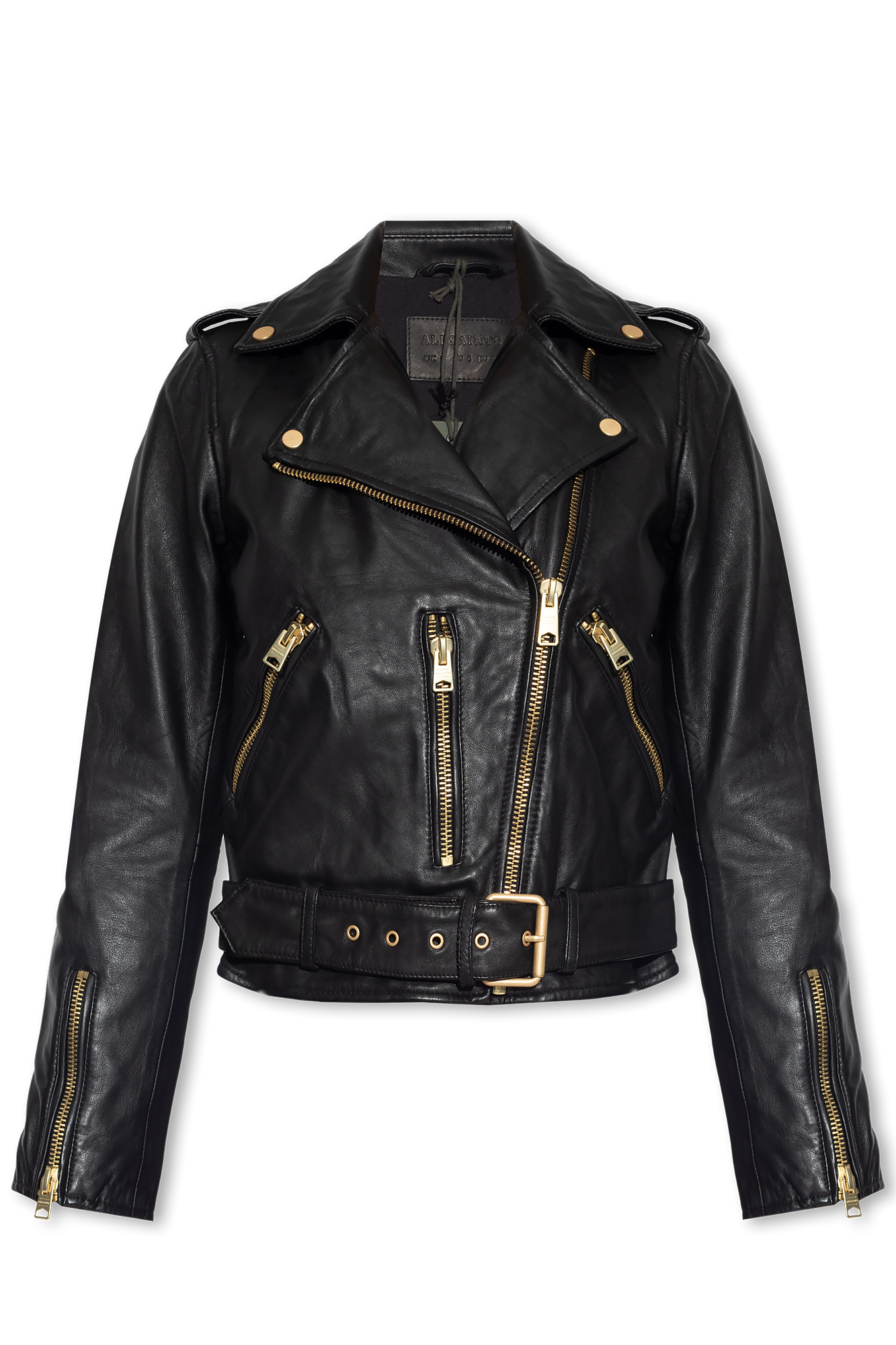 All saints hotsell bleeker leather jacket